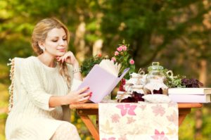 tea in the garden