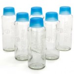 aquasana 18 ounce glass water bottles